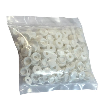 Domed Caps in Packs of 100 White From Workshop Plus