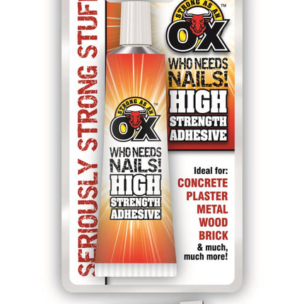 Strong As An Ox Who Needs Nails High Strength Adhesive From Workshop Plus