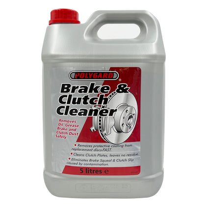 Polygard Brake and Clutch Cleaner 5L From Workshop Plus 