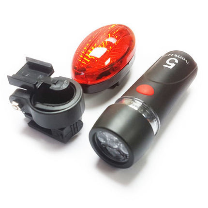 2pc Bike Light Set With 3 Light Settings From Workshop Plus