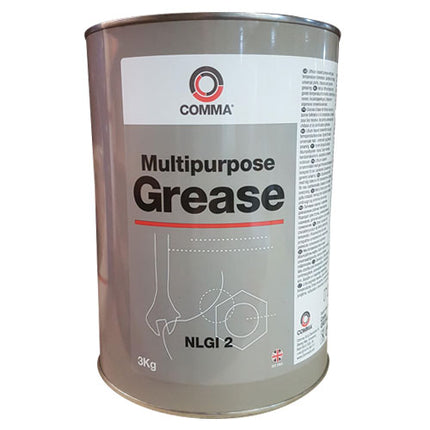 Comma Multi Purpose Lithium Grease 3kg From Workshop Plus