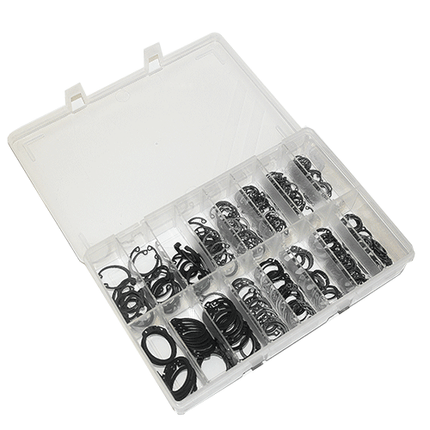 Circlips Sizes M12-M25 Assorted 280 Pieces From Workshop Plus