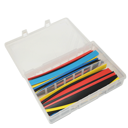 Heat Shrink Tubing Assortment - Dia 4.8mm to 12.7mm, 30 Pieces From Workshop Plus