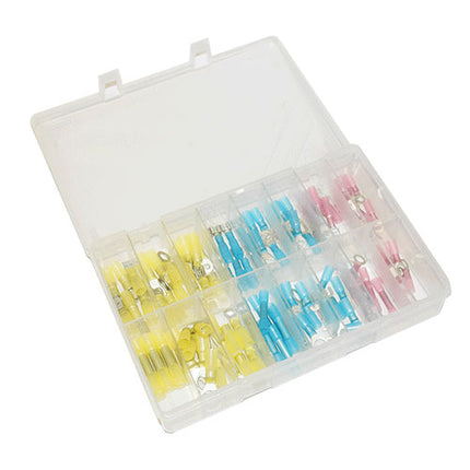 Heat Shrink Terminals in Red, Yellow & Blue - 100 Pieces From Workshop Plus