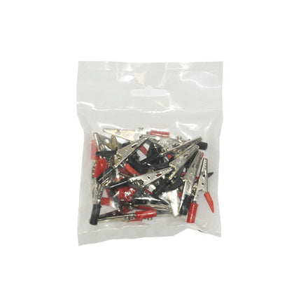 Crocodile Clips 5 Amp - 24 Pieces From Workshop Plus