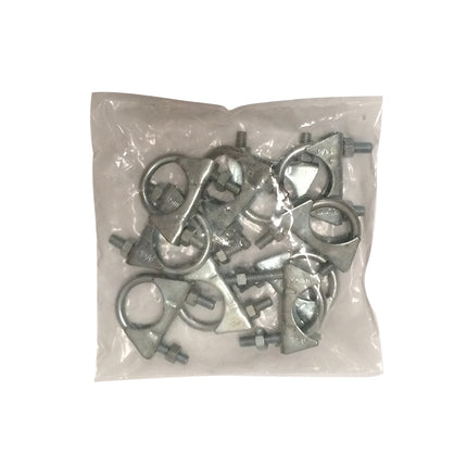 Exhaust Clamps in Various Sizes - Pack of 10 From Workshop Plus