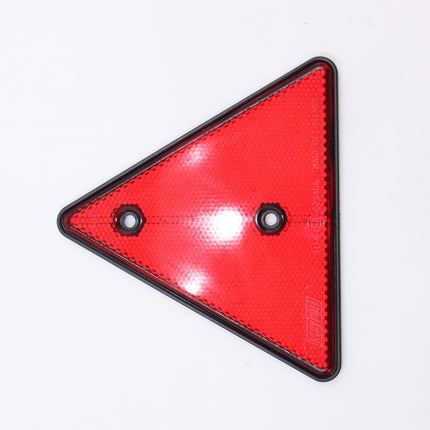 Red Triangle Reflector 150mm with Black Border From Workshop Plus